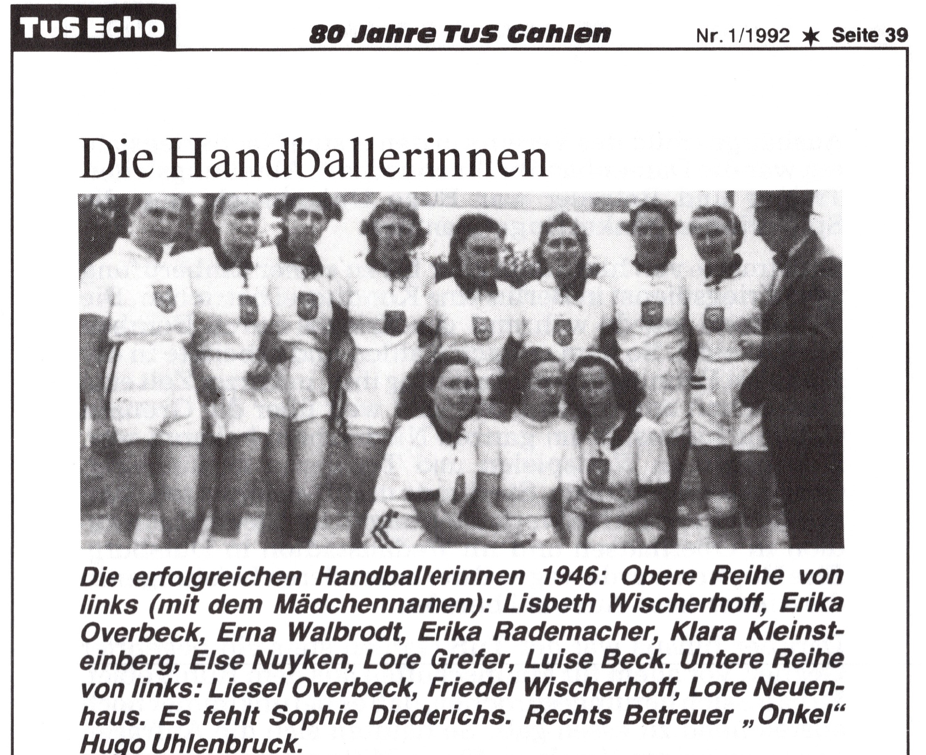 Handballerinnen